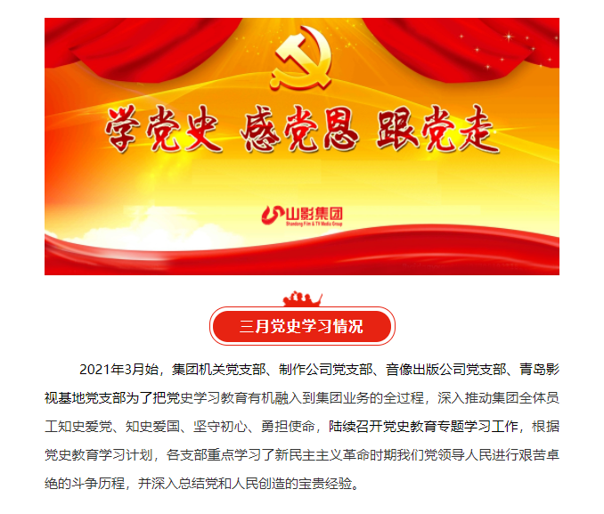 集團(tuán)各黨支部認(rèn)真開(kāi)展黨史學(xué)習(xí)教育